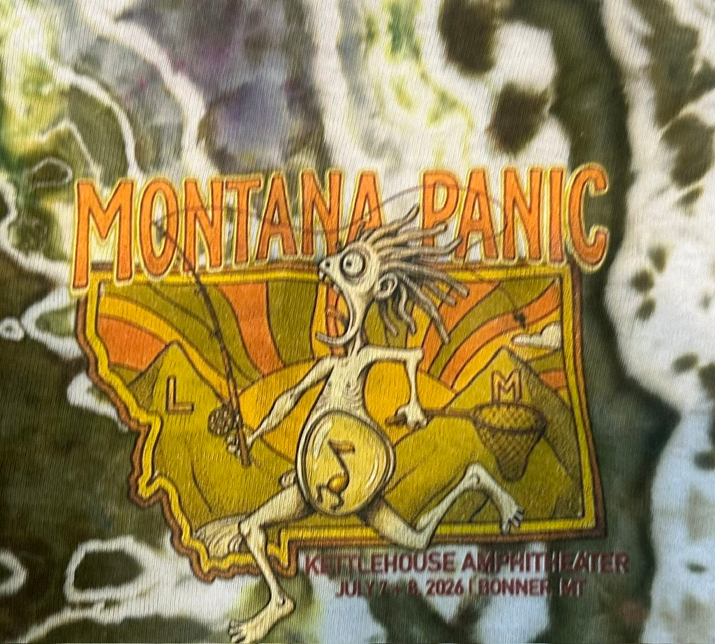 Custom Hand Dyed "Montana Panic" Short Sleeve