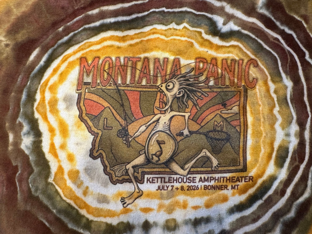 Custom Hand Dyed "Montana Panic" Short Sleeve