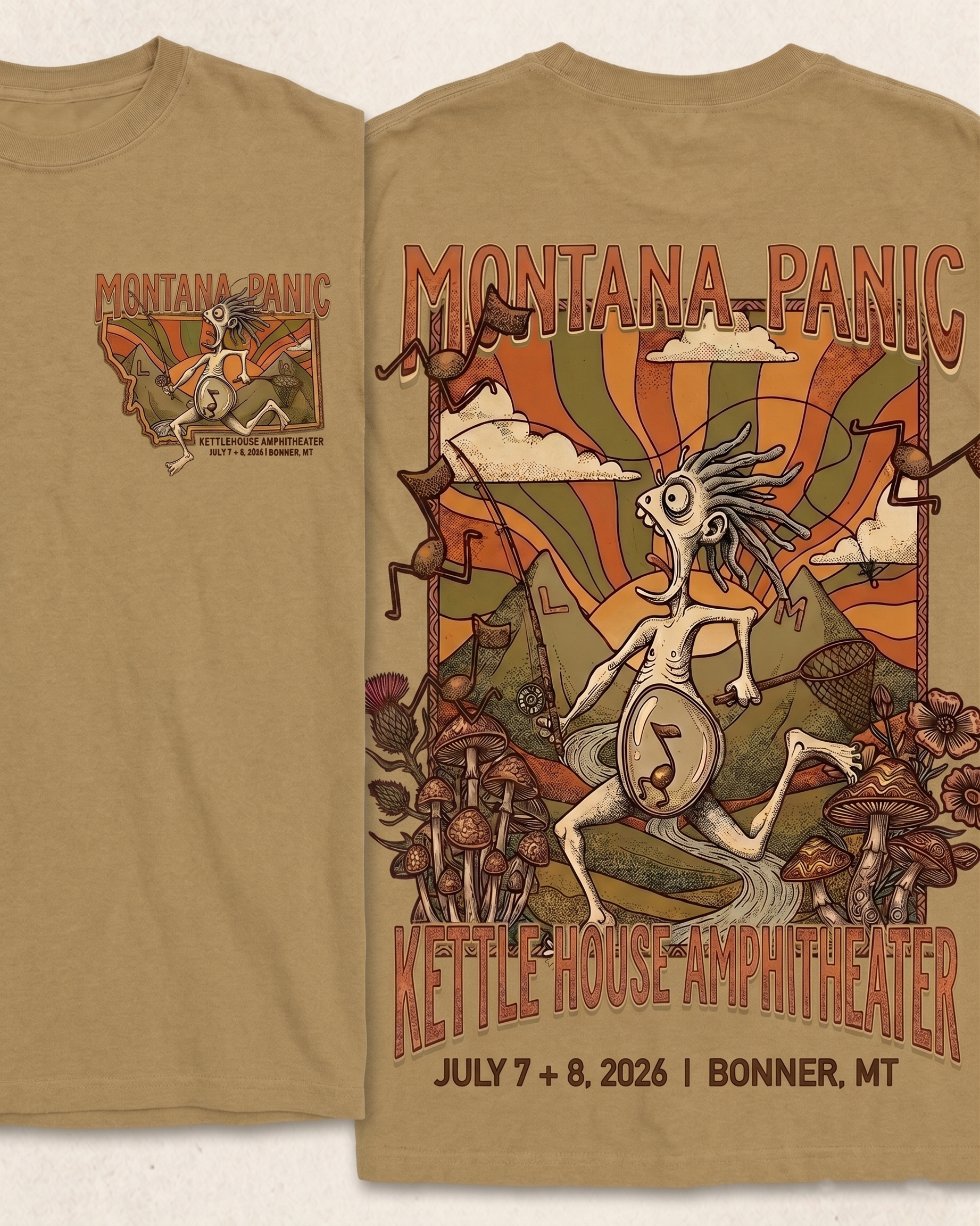 "Montana Panic" Short Sleeve- Solid Color