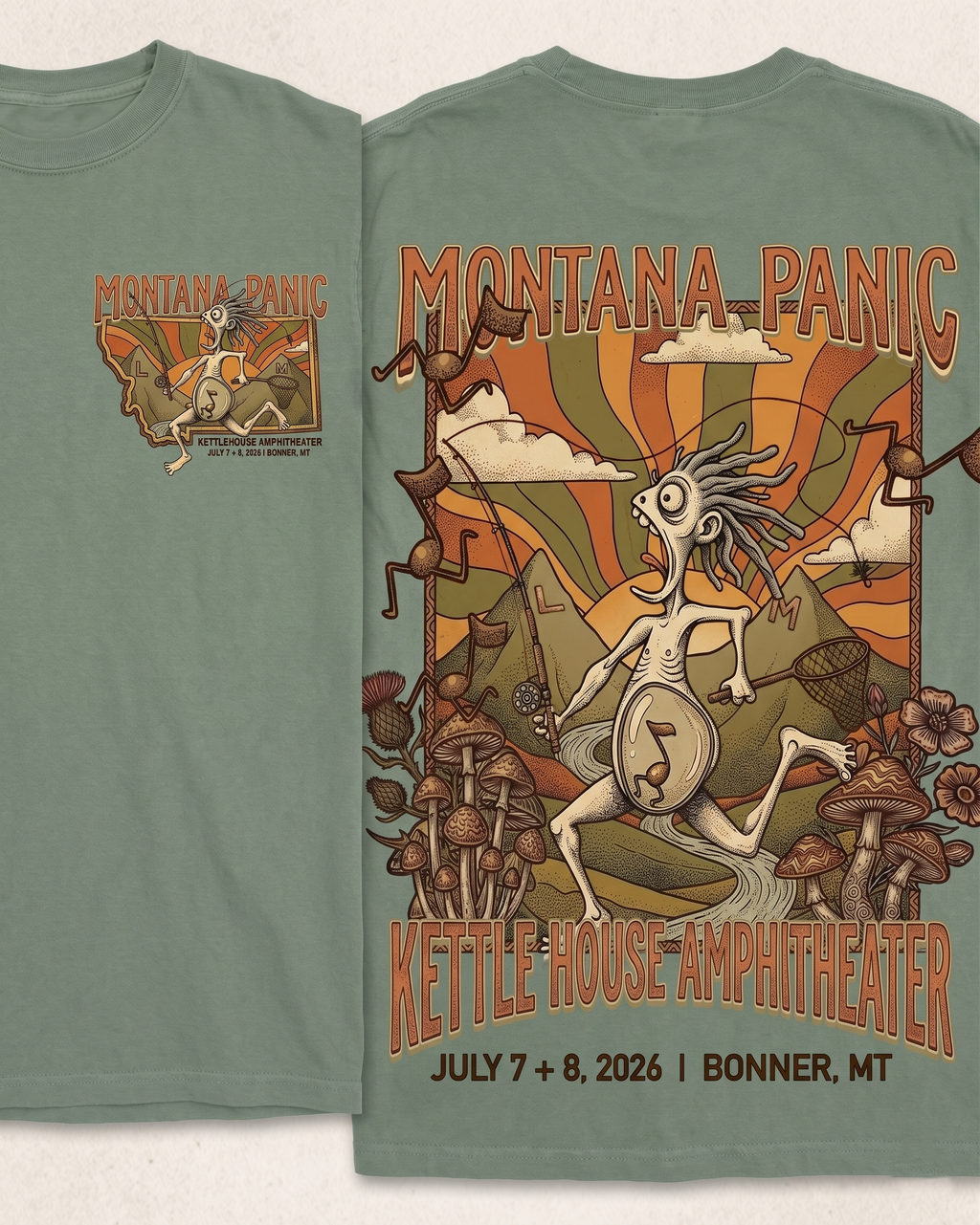 "Montana Panic" Short Sleeve- Solid Color